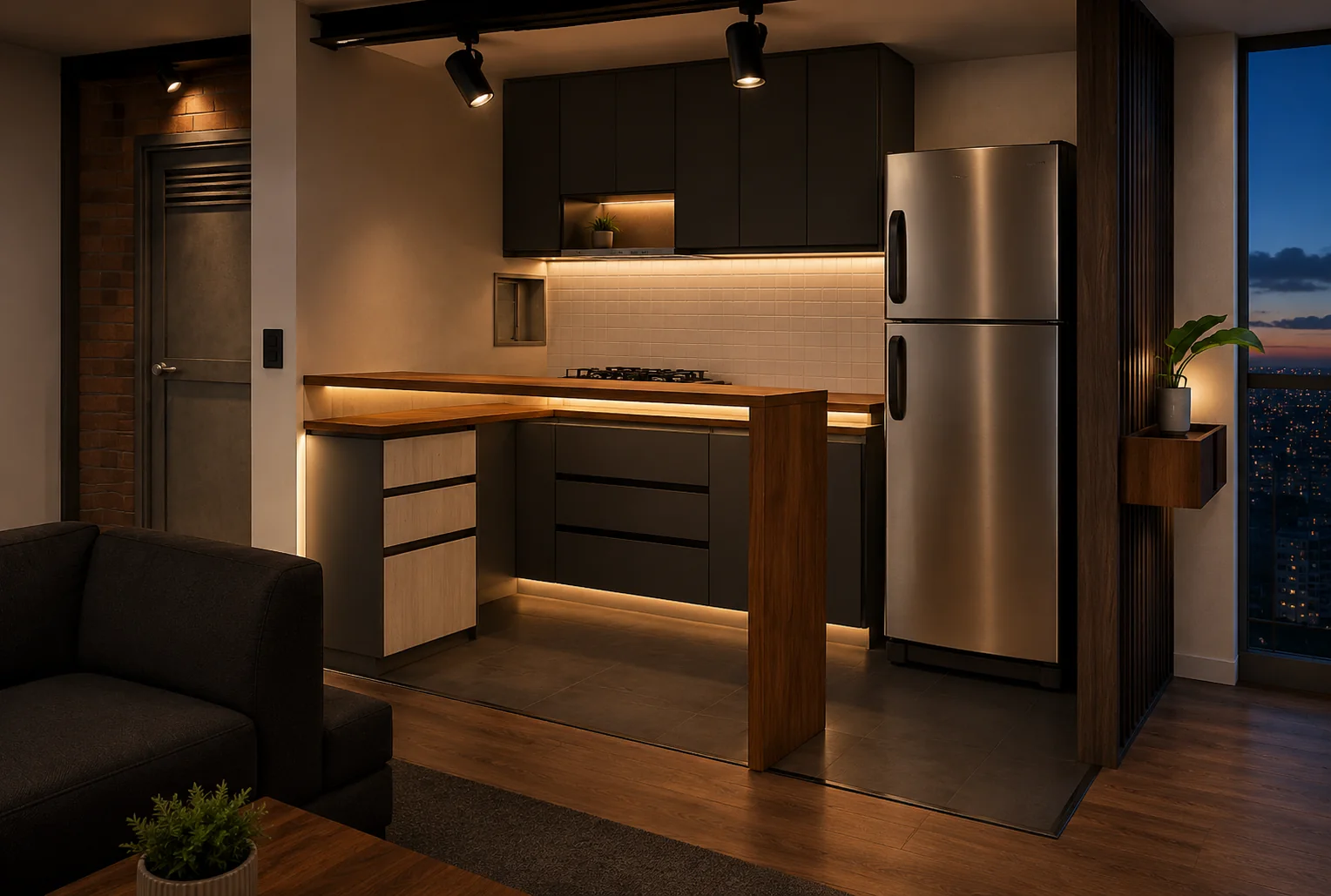 Espacio interior — Visualización 3D